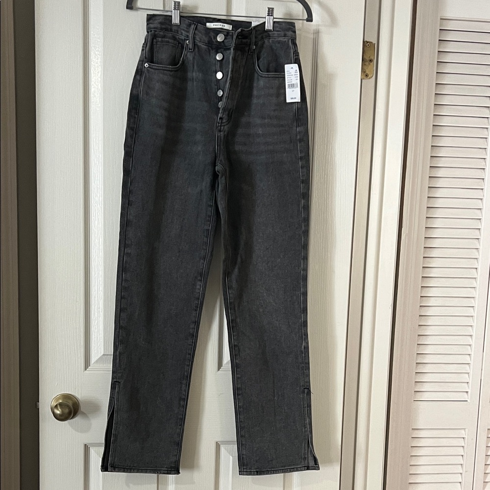 PacSun Charcoal High Rise Jeans, dad jean, size 27
